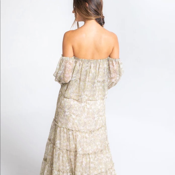 FLASH SALE Lovestitch Violette off shoulder maxi dress - Picture 2 of 6